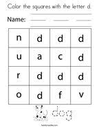 After cutting out the letter s, you can see that it is the correct orientation and free of any printer lines once it's flipped over. Letter D Coloring Pages Twisty Noodle