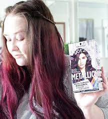 Diy At Home Hair Dye Tips Tricks Twisted Headband Styling Tutorial With Schwarzkopf Got2b Metallics Smoky Violet All Things Beautiful Xo In 2020 Home Hair Dye Tips Hair