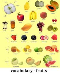 Food And Cooking Vocabulary Spanish Food Vocabulary Dictionary For Kids