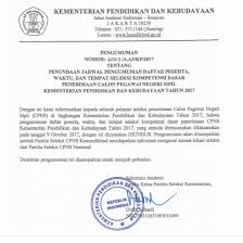 Cat cpns kemendikbud 2017.aplikasi ini merupakan. Pengumuman Jadwal Dan Daftar Peserta Pelaksanaan Seleksi Kompetensi Dasar Cpns Kementerian Pendidikan Dan Kebudayaan Rekrutmen Lowongan Kerja Bulan Januari 2021
