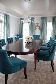 Peacock Blue Dining Room Teal Velvet Dining Chairs Teal Dining Chairs