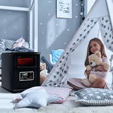 It's housing is cool to the touch. Costway 1500w Electric Portable Infrared Quartz Space Heater Remote Walmart Com Walmart Com
