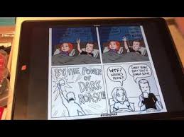 Making Comics With Ipad Pro Apple Pencil And Procreate App Youtube App Drawings Ipad Art How To Make Comics