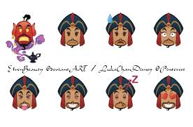 Jafar As A Genie Emoji As An Emoji X7 Drawing By Disney Aladdin Disney Emoji Blitz Disney Emoji Disney Pictures