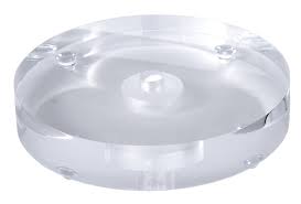 Next, we sand from 80 grit up to 500 grit, and then we polish with a four step. B P Lamp 6 Inch Diameter Round Acrylic Lamp Base Walmart Com Walmart Com