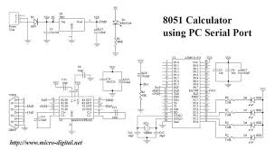 Seamless circuit design for your project. 8051 Calculator Using Pc Serial Port Micro Digital