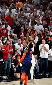 It might be inspired by a super sick edit of drose's buzzer beater against the cavs to the intro of dark fantasy. Lillard Has 50 And Blazers Oust Thunder In 5 Games