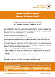Check spelling or type a new query. Travaux De Desinfection Par Prevention Au Siege De Banque Atlantique Niger Banque Atlantique
