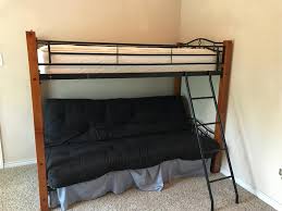Our diversely sized bunk beds come in wood and metal, with different ladder styles. Bunk Bed Futon On Bottom Twin Size N Top Mattress Included Already Disassembl For Sale In Alvarado Tx 5miles Buy And Sell