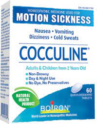 Cocculine Motion Sickness Nausea Boiron Canada Homeopathic Medicine Motion Sickness Nausea