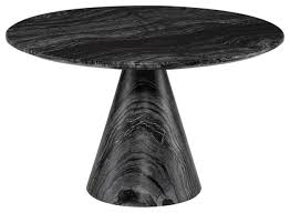 55l x 31.4w x 15.7h read more 30 W Black Marble Coffee Table Wood Vein Solid Marble Tapered Stone Base Modern Contemporary Coffee Tables By Noble Origins Llc Houzz