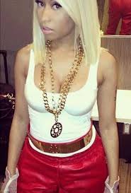 Nicki minaj middle part black long sleek straight hair wig fashion women's wigs. Nicki Minaj Blonde Bob Hairstyles