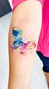 Watercolor Tattoos Will Turn Your Body Into A Living Canvas Butterfly Tattoos For Women Small Watercolor Tattoo Watercolor Butterfly Tattoo
