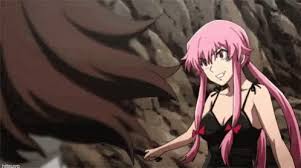 Yuno gasai by erichankun on deviantart. Yuno Gasai Mirai Nikki Gif Yunogasai Mirainikki Dodge Discover Share Gifs