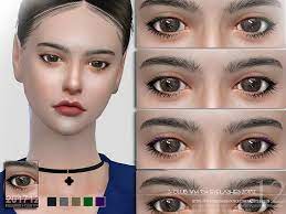 Sims 4 — maggie eyelashes + eyeliner n94 by pralinesims — lashes in 15 versions. Eyelashes Downloads The Sims 4 Catalog