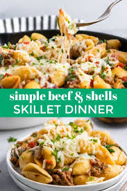 Simple Ground Beef Pasta Skillet Dinner Lemons Zest Recipe Ground Beef Pasta Beef Pasta Ground Beef Pasta Recipes