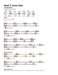 Give Me A Kiss To Build A Dream On Chords Music 4 Teach Guitar Chords And Lyrics Guitar Chords For Songs Ukulele Songs Beginner