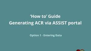 Payment at counter (employers need to bring the fclb notice) a. Assist Portal How To Guide Generating Acr Option 1 Entering Data Youtube