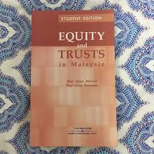 The trust can be created for several purposes, including investment, property or insurance. Law Books Equity And Trusts In Malaysia Books Stationery Books On Carousell