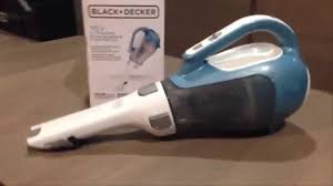 Black And Decker 16v Lithium Hand Vacuum Troubleshooting Black Decker Chv1410l 16v Cordless Lithium Hand Vac Review Youtube