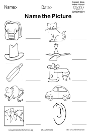 Kindergarten Worksheet Global Kids Hindi Worksheets English Worksheets For Kindergarten Nursery Worksheets