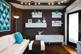 20 Wooden Floating Shelves In The Living Room Home Design Lover Bedroom traditional curtains & blinds. 20 wooden floating shelves in the
