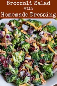 Broccoli Salad With Homemade Dressing Karyl S Kulinary Krusade Recipe In 2020 Broccoli Salad Recipe Homemade Dressing Recipe Broccoli Salad