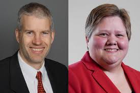 Student setting up shop in lofts