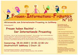 Trailer „because she watched zum frauentag. Frauen Informations Fruhstuck Im Stadtteiltreff Sahlkamp Sahlkamp Infoportal