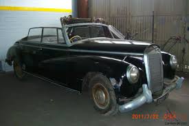 1953 mercedes 300 adenauer cabriolet w186 for sale. 1955 Mercedes Adenauer Convertible 300 B D Barn Find Collector No Lhd Owner