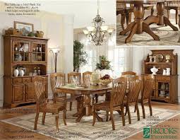 Brooks Furniture Dining Room Classic Heirlooms Collection Table 144296 Oak Dining Sets Furniture Solid Wood Dining Room
