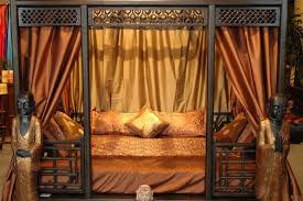 Check out our california king bed frame selection for the very best in unique or custom, handmade pieces from our beds & headboards shops. Handcarved Chinese Den Bed With Silk Paisley Bedding And Matching Curtains Each Bed Is Uniq Canopy Bed Frame Bed Frame And Headboard California King Bed Frame