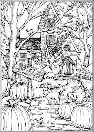 Get In The Autumn Mood With These Fall And Halloween Coloring Pages Free To Download Co Fall Coloring Pages Halloween Coloring Book Halloween Coloring Pages