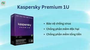Phần mềm diệt virus Kaspersky Premium 1U (1 thiết bị) - giá rẻ, tháng  12-2024