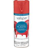 Valspar Outdoor Plastic Spray Paint Available Colors