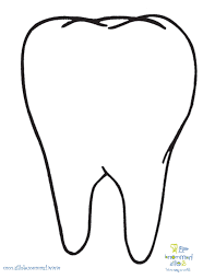 Children love to know how and why things wor. Tooth Coloring Page Coloring Page