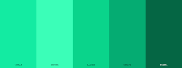 the 24 best green monochromatic color palette blog