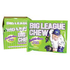 Purchase big league chew bubble gum online today! Big League Chew Sour Apple Bubblegum 2 12 Oz Pouch