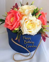 What woman doesn't like flowers for her birthday? Best Happy Birthday Grandma Image Happy Birthday Wishes Memes Sms Greeting Ecard Images