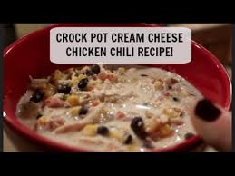 Especially during these chilly winter nights. Crock Pot Cream Cheese Chicken Chili Recipe Youtube