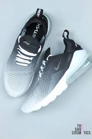 Nike Air Max 270 Black And Blue Womens Black Ombre Nike Air Max 270 Custom Sneakers Kiz Ayakkabilari Nike Ayakkabilar Nike Air Max