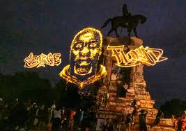 They say the video captures them walking near. George Floyd Hologram Memorial Brings New Light Tribute To Monument Avenue Richmond Free Press Serving The African American Community In Richmond Va