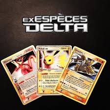 On Continue Le Bloc Ex Avec Ex Especes Delta La Premiere Serie Sur Les Pokemon Delta Avec Plein De Superbes Cartes Comme Aqu Carte Pokemon Pokemon Pokemon Go