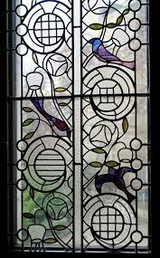Art Nouveau Schiffer Villa 1910 Stained Glass Art Stained Glass Stained Glass Birds