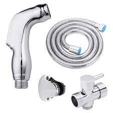 Here's how to connect the plumbing under your bathroom sink. Generic Hand Held Bidet Shattaf Wash Toilet Shower Head Set Bathroom Adapter Spray Jet Amazon In Home Kitchen