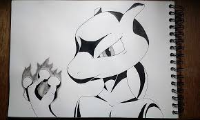 Mewtwo strikes back / mewtwo's return online for free in hd/high quality. Espace Membre Creation Inktober Mewtwo Jour 5