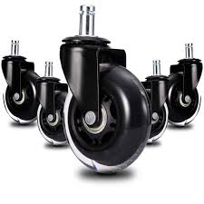 Ebay Sponsored Naierdi Office Chair Wheels Caster Wheels 5 Pack Swivel Rubber Casters New Office Chair Casters Office Chair Wheels Caster Chairs
