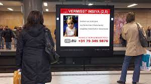 The amber alert will encourage the public to look for the kidnapped child and to call the police immediately if they have any information to assist in. Abducted Dutch Girl Insiya Displayed On Big Screens In Germany Amber Alert Europe