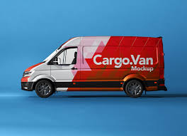 Free Cargo Van Vehicle Branding Mockup Psd Good Mockups Car Brands Branding Mockups Psd Cargo Van