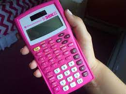 Pin By Marisa On School Calculator Physics Pink